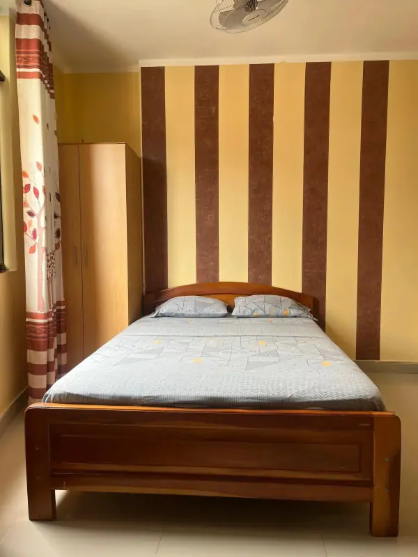Habitación matrimonial del Hospedaje Puerto Palmeras